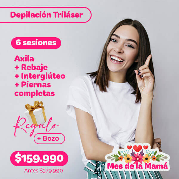 6 Sesiones  Axilas+  rebaje+ Interglúteos + Piernas completas + Regalo Bozo